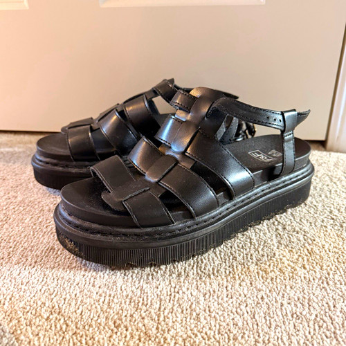 Black fisherman sandals - f&f,