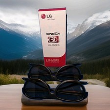 2 x LG Lightweight Cinema 3D Glasses AG-F310