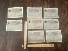 Vintage Ration Coupons Fuel Unused 1950's  Vgc