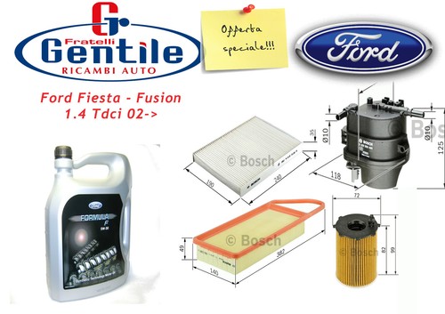 Cutting filters ford fiesta - filters,