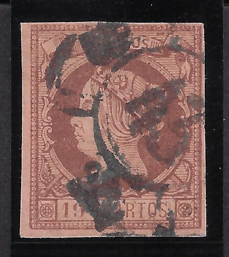 Spain 19c brown - sc.52,
