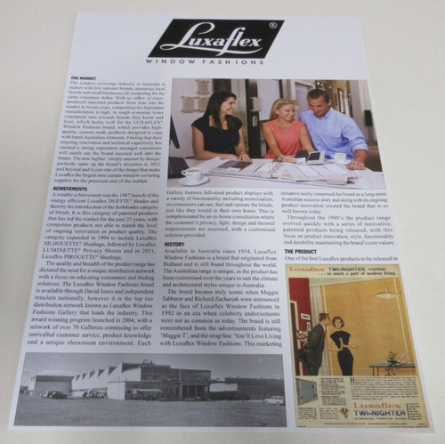 Luxaflex blinds brand - -,