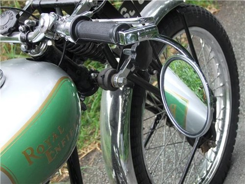 Classic motorcycle bar - , end