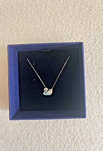 Swarovski iconic swan - swarovski, blue