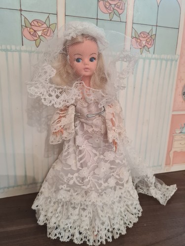 Sindy barbie wedding dress - barbie,