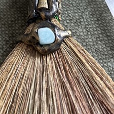 Witch Broom Crystal Altar Set