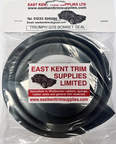 Triumph tr6 bonnet - seal., new