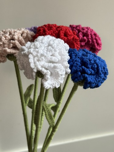 Handmade crochet carnation - crochet,