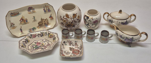 Mixed vintage pottery - vintage,