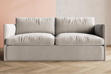 Swoon Three-Seater Sofa Bed - Porcelain Smart Wool I Barely used