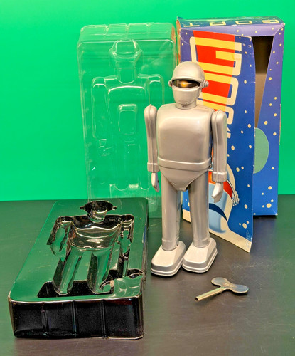 Vintage gort robot wind tin - gort, wind-up