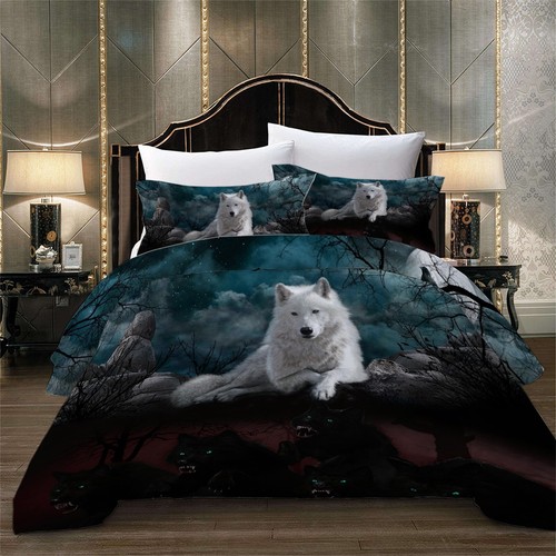 Wolf design duvet cover - wolf,