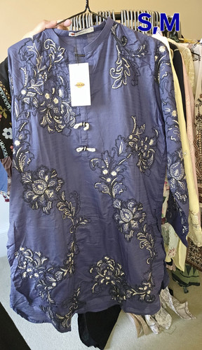 Khaadi women blue cotton - women's,