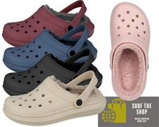 Unisex EVA Faux Fur Lined Cushion Slingback Slip On Mule EVA Garden Clogs