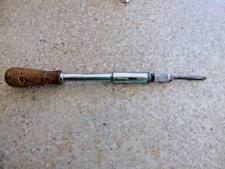 Stanley Yankee No. 130A, Ratchet Screwdriver and Bits Made In England