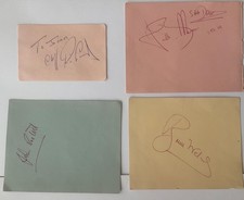 CLIFF RICHARD &3 SHADOWS  Genuine Handsigned Signatures on Album Pages.