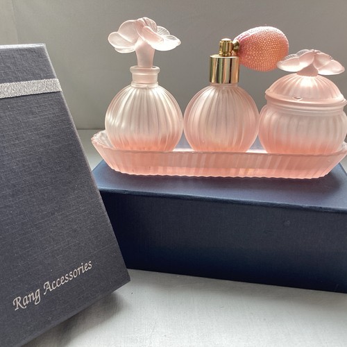 Frosted glass vintage - glass, perfume