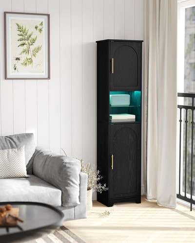 Tall bathroom cabinet with - bathroom,