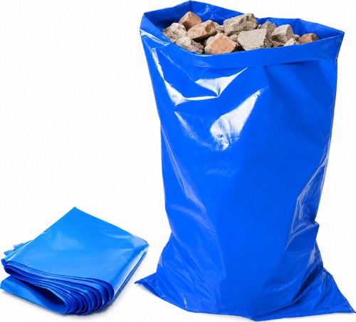 Blue rubble sacks - blue,