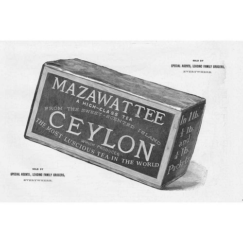 Mazawattee tea from ceylon - mazawattee,