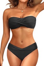 Women's Black Strapless