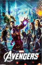 Avengers Cast Autographed