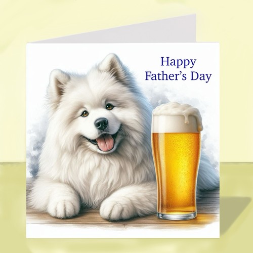 Samoyed dog father day - dog,