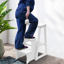 Folding Library Ladder Chair
