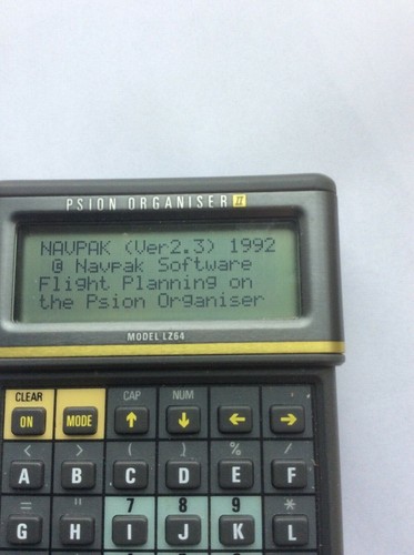 Psion navpak flight - psion,