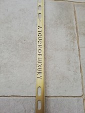 BEAVA CLASSIC RANGE brushed gold 12mm tile trim, 2355mm length