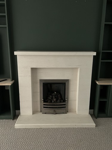 Reclaimed stone fireplace - reclaimed,
