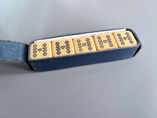 Vintage poker dice set - vintage, k&c