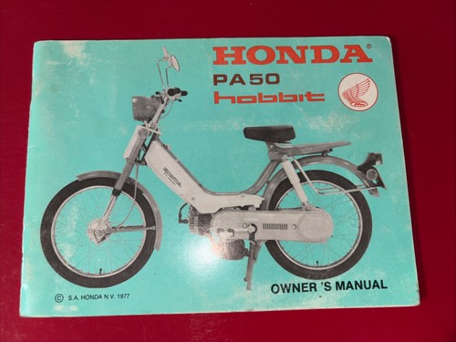 Honda pa50 hobbit owner 1977 - honda,