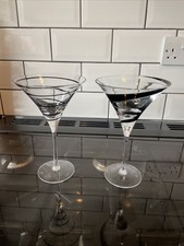LSA International Jazz Martini Cocktail Glasses Set of 2