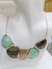 Stella & Dot Serenity Statement Necklace - Semi-precious stones!