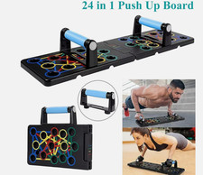 24 in1 Push Up Rack Board Fitness Workout Train Gym Muscle Exercise Pushup Stand