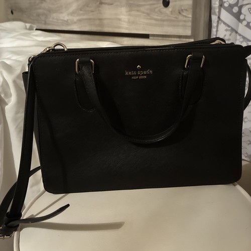 Kate spade black leather - spade,