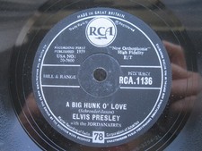 ELVIS PRESLEY 78 RPM A BIG