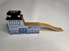 Airport Tunnel with Helicopter Pad With Sounds Train Track Accessory