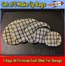 Set of 5 Make Up Bags - Five Sized Bags All Bags Fit Inside Each Other (Damaged)