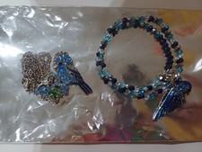 2 Piece Jewellery Set: Blue