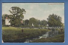 Perivale & Brent, Near Ealing, Bridge, Church, Rural London PC, PU 1908, p1014