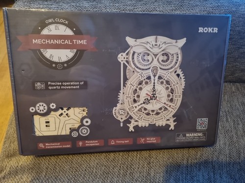 Robotime rokr owl - rokr, clock