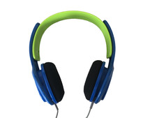 Philips-Headband Headphones - Blue/Green Adjustable Headband ~ Hardly Used