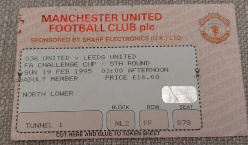 Ticket stub manchester united - stub-manchester,