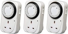 Plug In Timer 24 Hour White 3