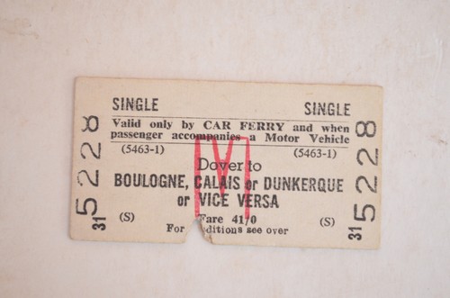 Railway car ferry ticket brb - railway,