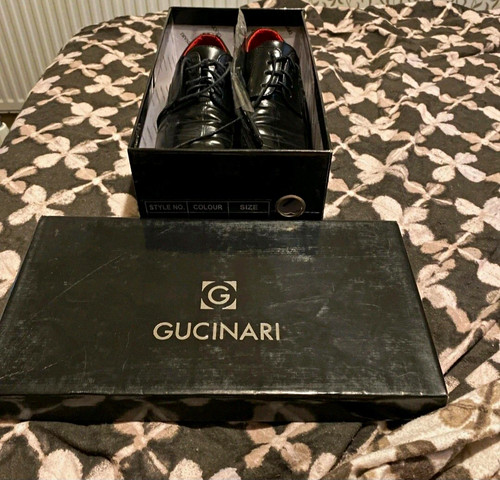 Gucinari men black leather - gucinari,