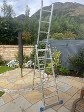 Zarges Skymaster 3 x 6 rung combination ladder