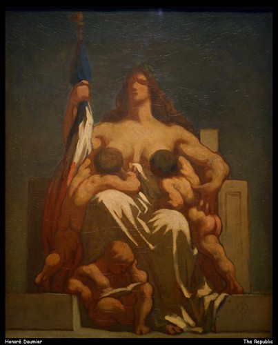 Honor daumier the republic - daumier, o